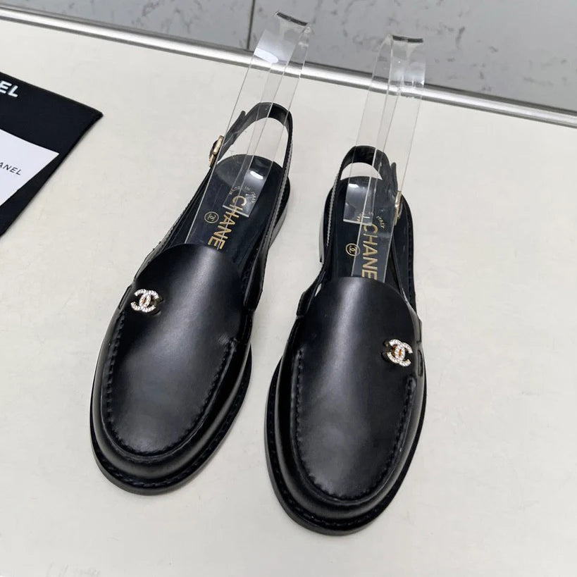 25c new 3cm heel buckle back strap sandals 1025032819