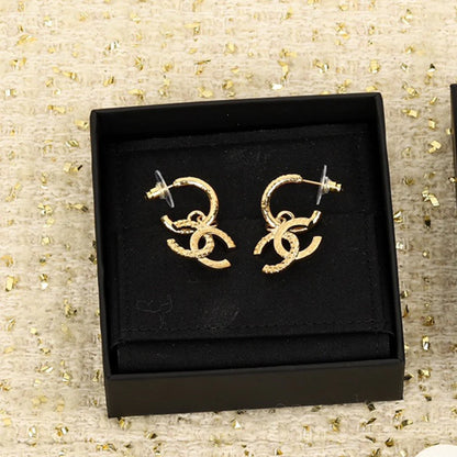 New Fashion Retro Embossed Earrings 1024022802