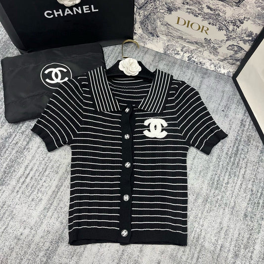 New Versatile Casual Knit Short Sleeve 1025042103