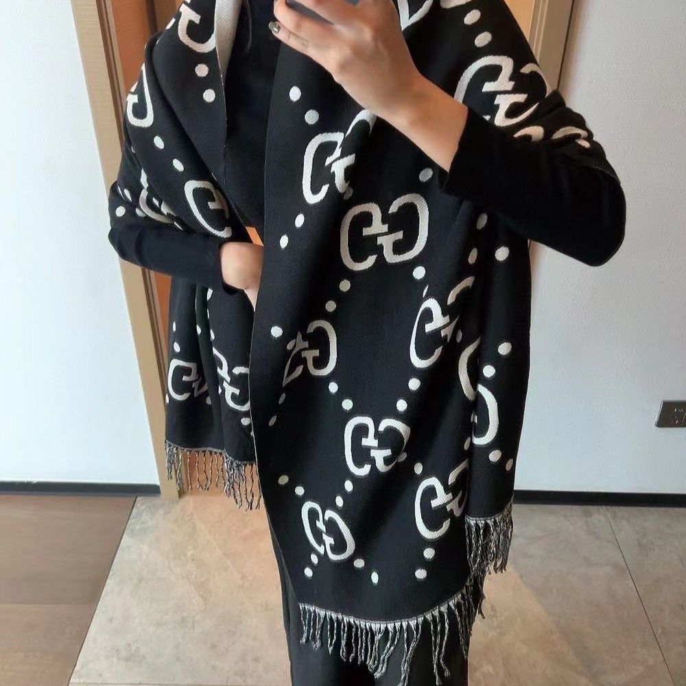 cashmere letter scarf PD0823112104