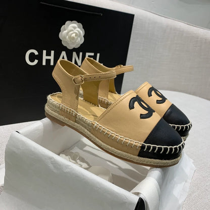 New fashion straw fisherman sandals 1024040706