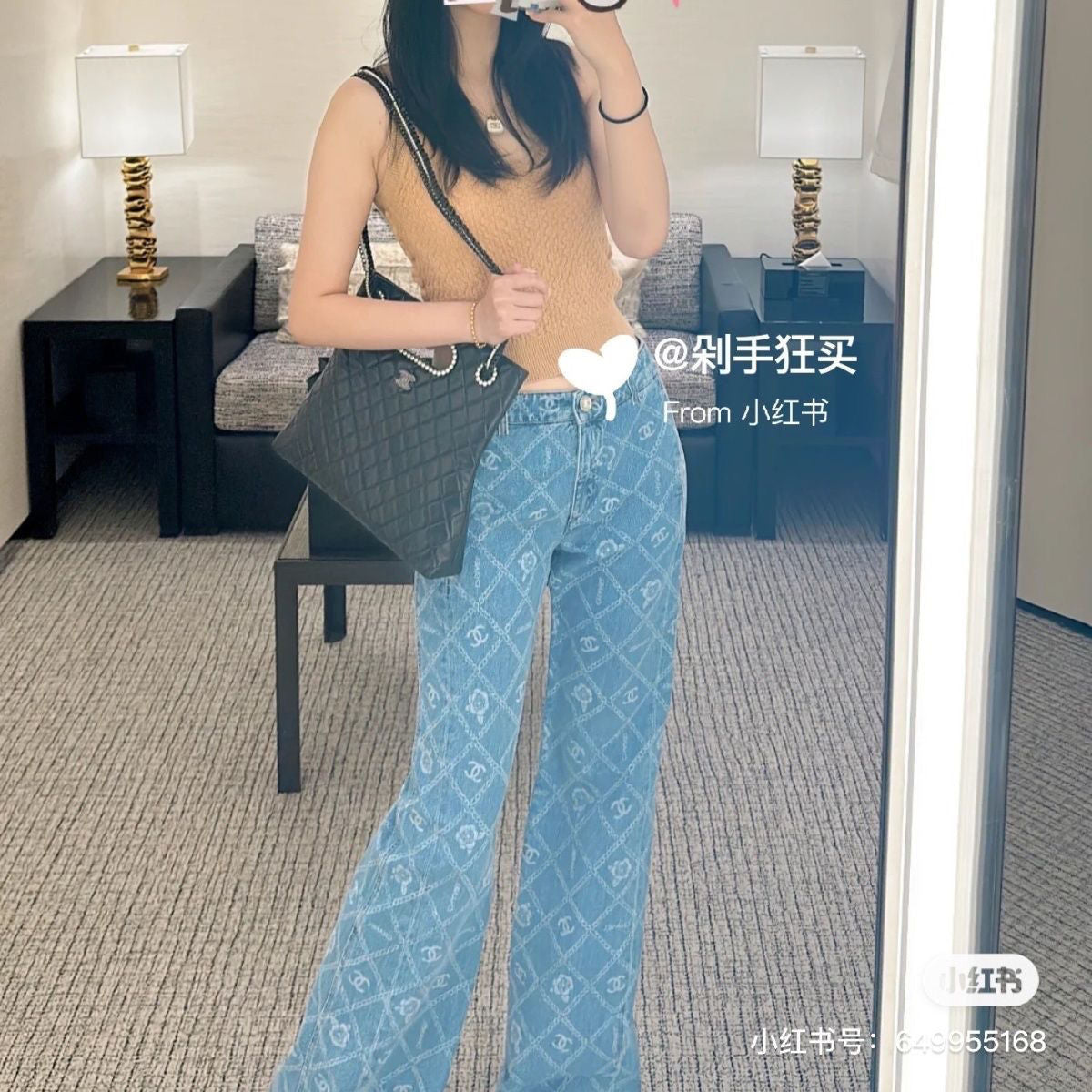 Fashion new printed jeans PD1023081011