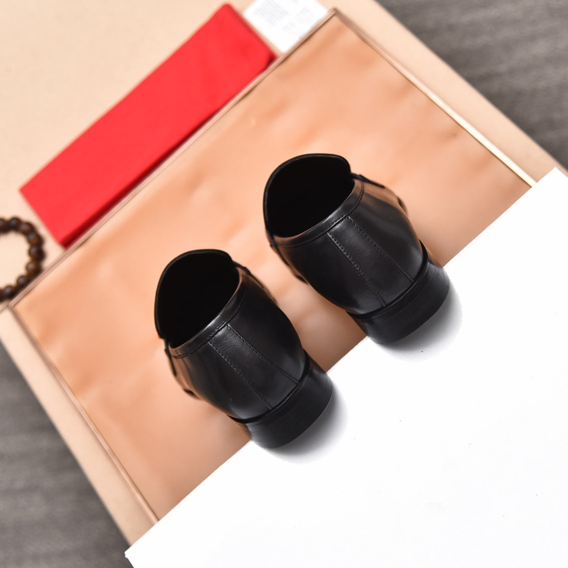 Gentleman Men's Shoes Leather Popular Classic Presbyterian Pattern Loafers G06