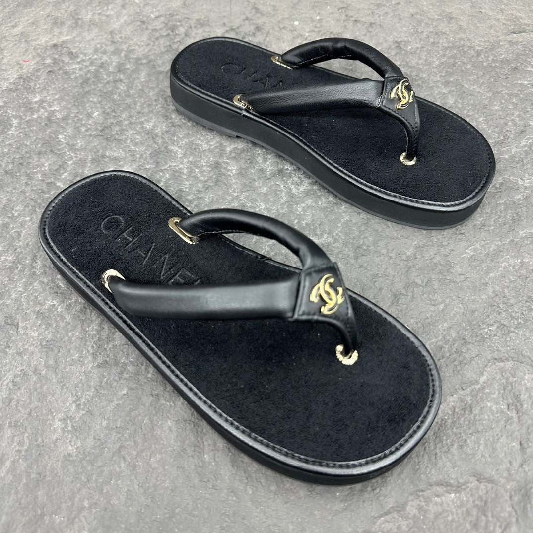 New clip-on bow slippers 1025031218