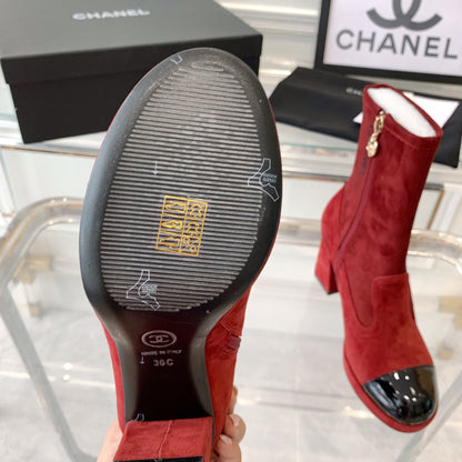 CNL Fashion Cashmere High Heel Boots 0724102316