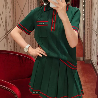 GG fashion knitted short sleeves 0725050801