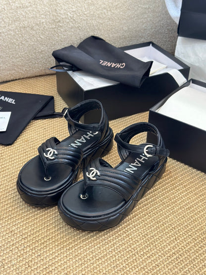 CNL fashion diamond thick-soled sandals 0725050802