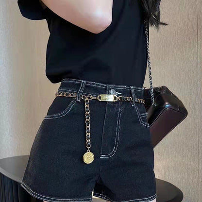 Fashion casual denim shorts PD0123072123