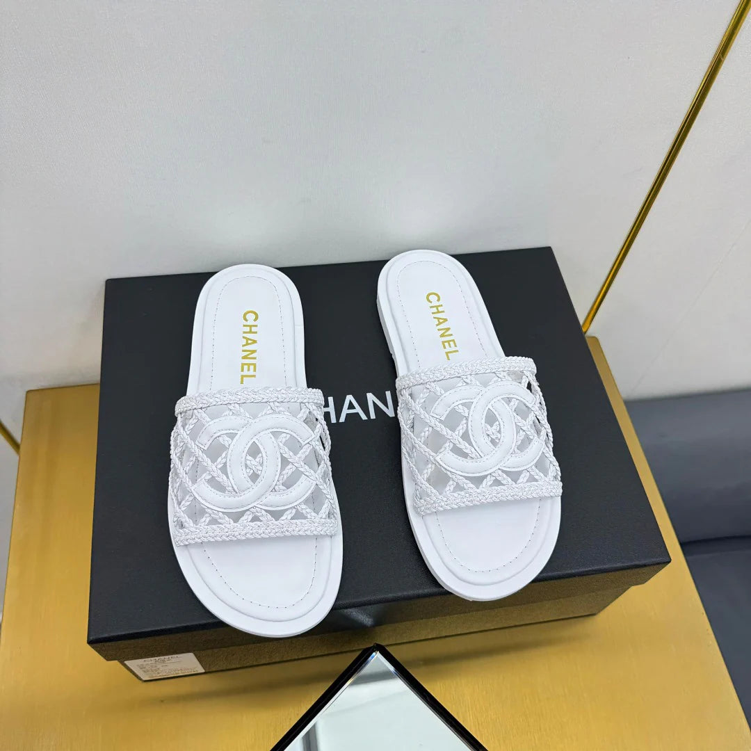 New Fashion Mesh Woven Sandal Flip Flops 1025041702