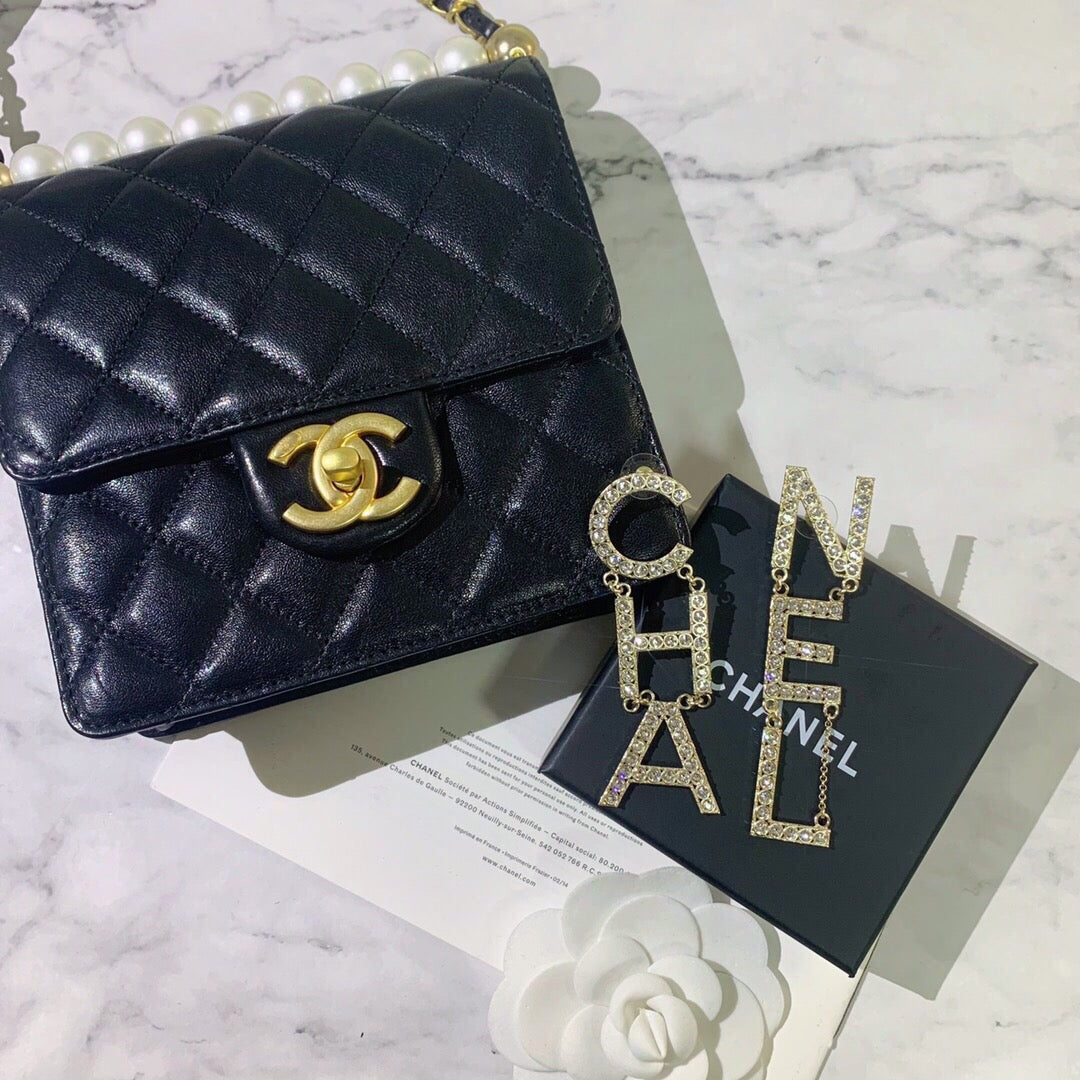 Large Letter Earrings