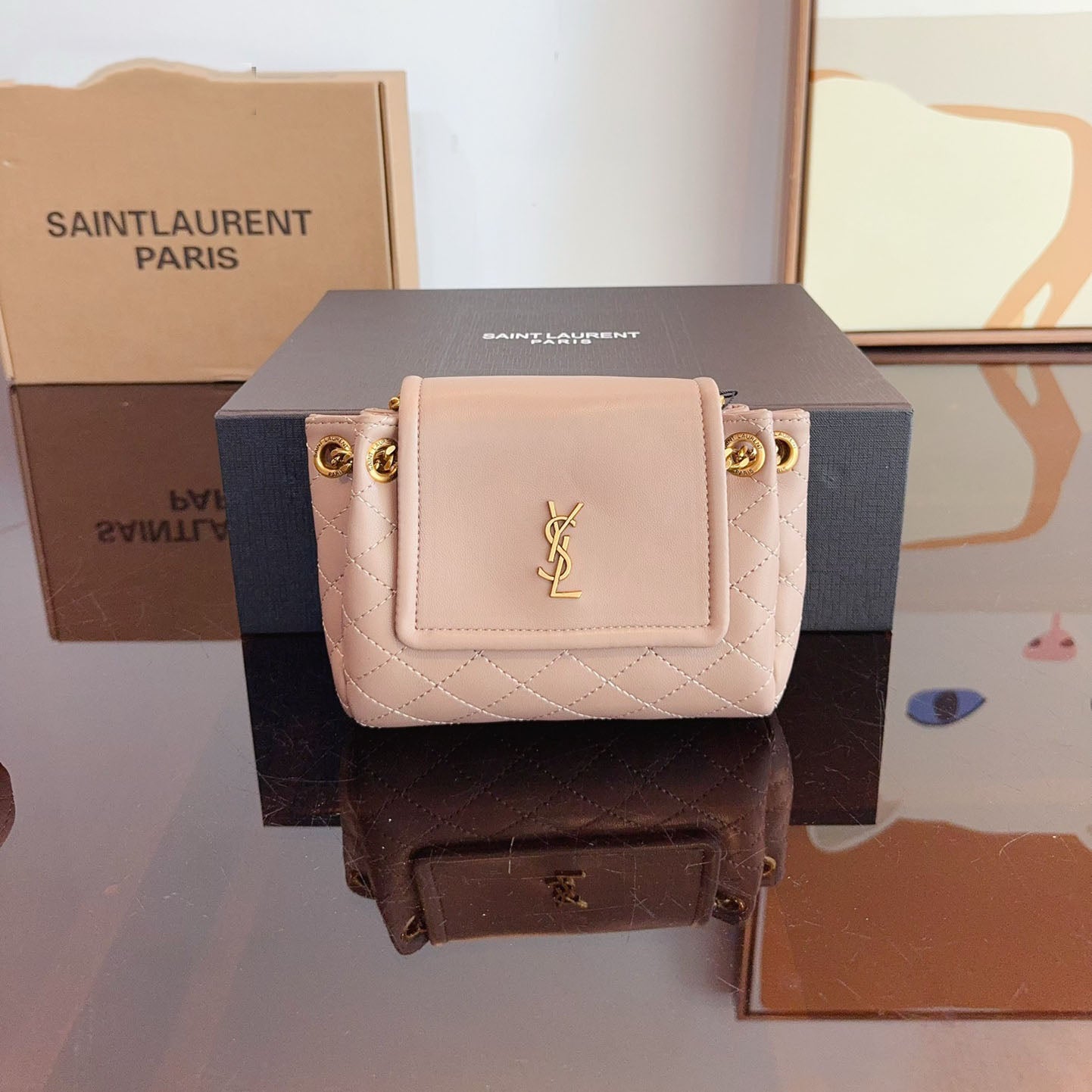 YSL nolita Sheepskin material shoulder bag XC24092424