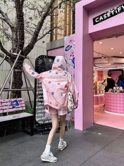 Spring And Summer New Hooded Coat Sun Protection Clothing Sports Leisure Suit 1024031201