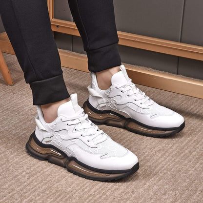 G21 White Color Block Cushion Sole Sneakers