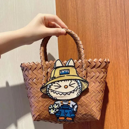 Labubu bag hand woven handbag 1025060323