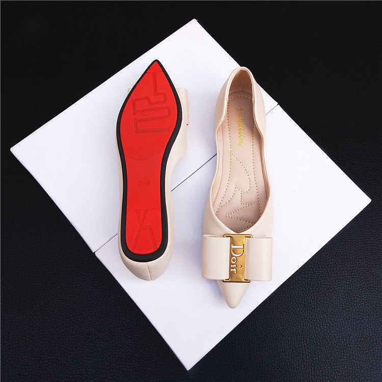 BLACK HANDMADE LEATHER DLOGO WOMEN'S SLIPPERS