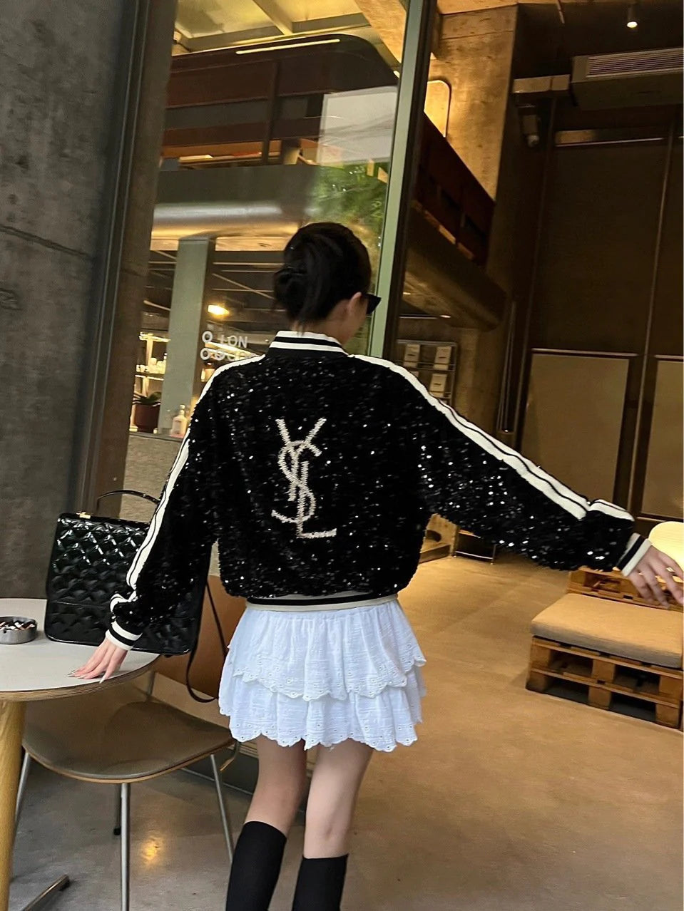 New Fashionable Patchwork Contrasting Color Baseball Uniforms 1024012505