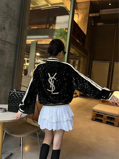 New Fashionable Patchwork Contrasting Color Baseball Uniforms 1024012505