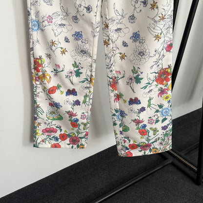 New Printed Straight-Leg Denim Pants 1025092312