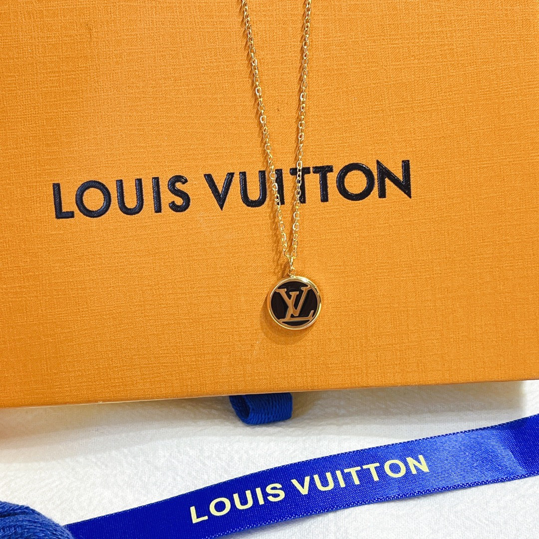 Titanium Steel L-Shaped Necklace 1025092219