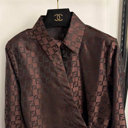 New Vintage Floral Long-Sleeve Shirt 1025092308