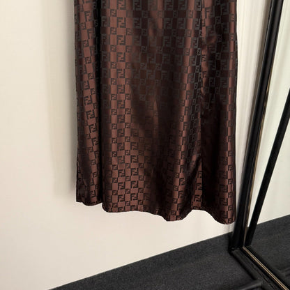 New Floral Print High-Waisted Skirt 1025092309