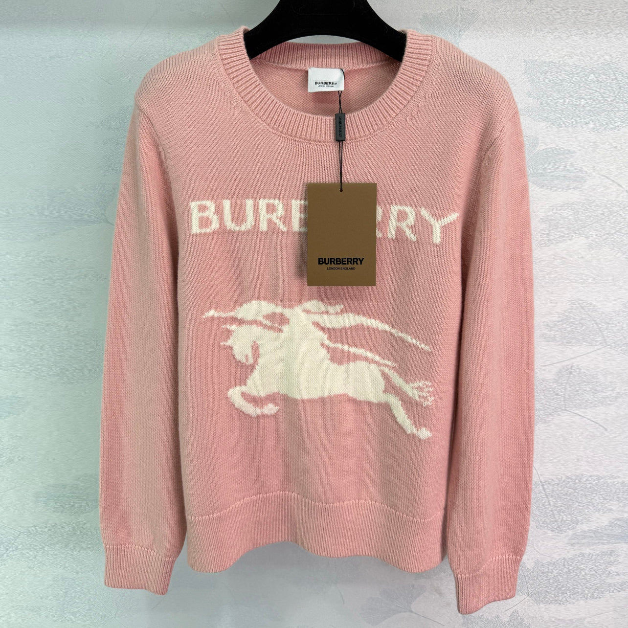 Warhorse Knight Hooded Long-Sleeve Wool Knit Sweater 1025092321