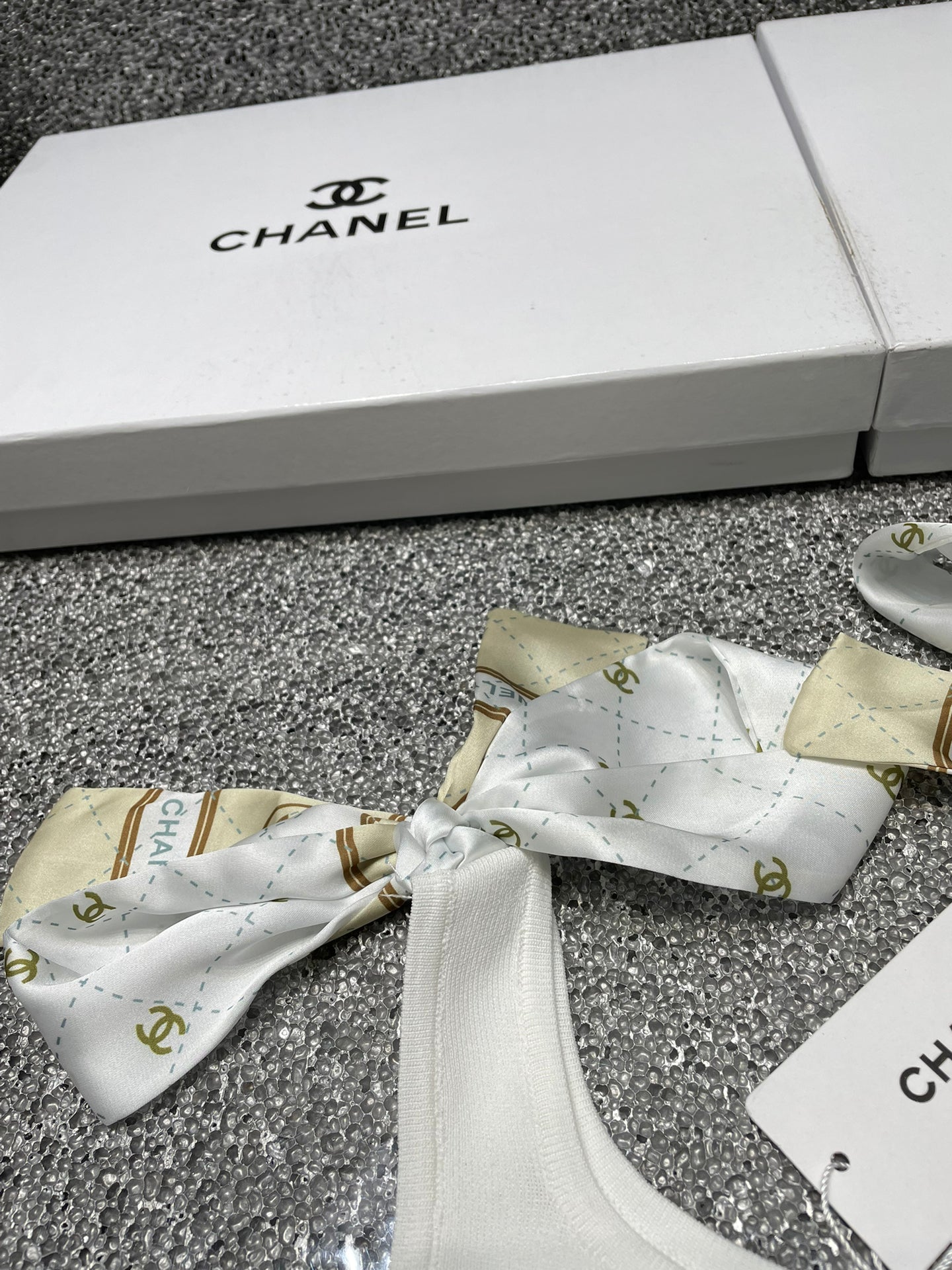 Summer new style tie bow jacquard knitted vest 0724042302