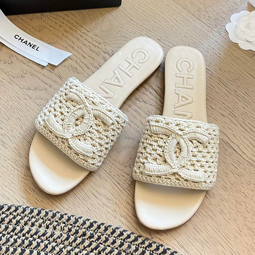 Luxury classic woven sandals 1024062508