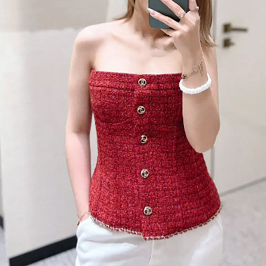 Fashion new braided tube top PD1023081112