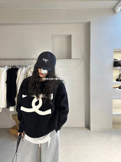 CNL crew neck long sweater 0724121108