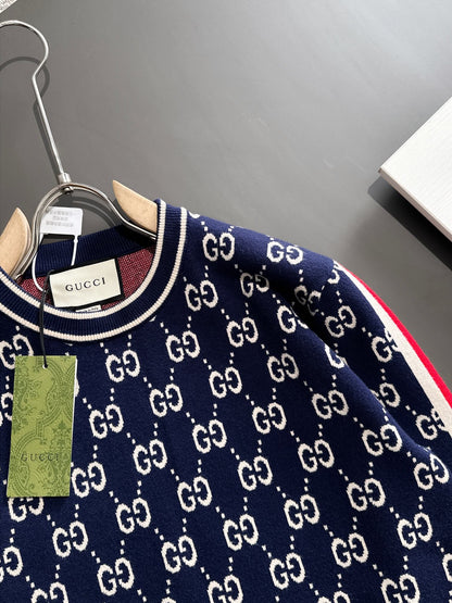 GG Fashion Print Crewneck Sweater 0724121810