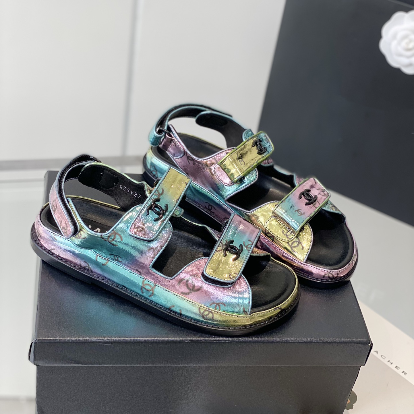 New Gradient Color Summer Sandals XC07053105