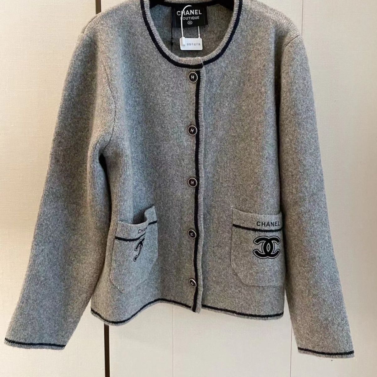 Elegant Fragrant High-end New High-end Retro French Socialite Tweed Top Embroidered JacketPD052024011012