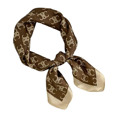 New French Retro Presbyterian Satin Scarf 1024051517