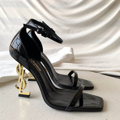 YSL classic one-strap high-heeled sandals 0725032414