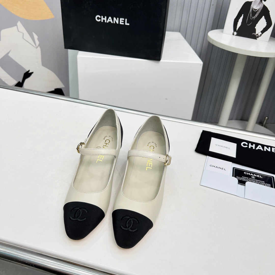 Chane1 top fashion classic color block high heels 0724030816