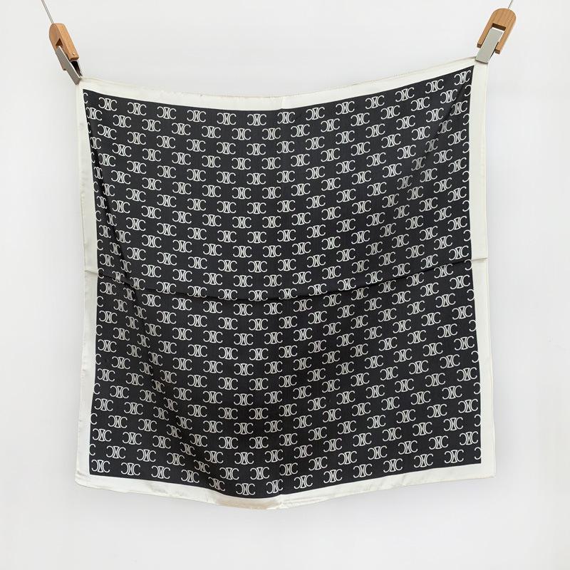 New French Retro Presbyterian Satin Scarf 1024051517