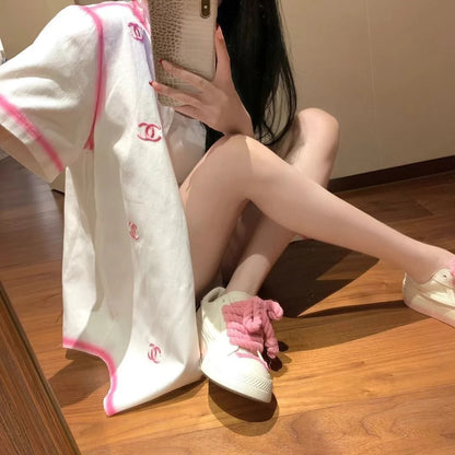 New Embroidered Elegant Loose Shirt Top 1024072205