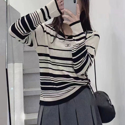 Fashion all-match long-sleeved top PD1023081813