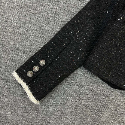 Braided short jacket suit collar design 0724031302