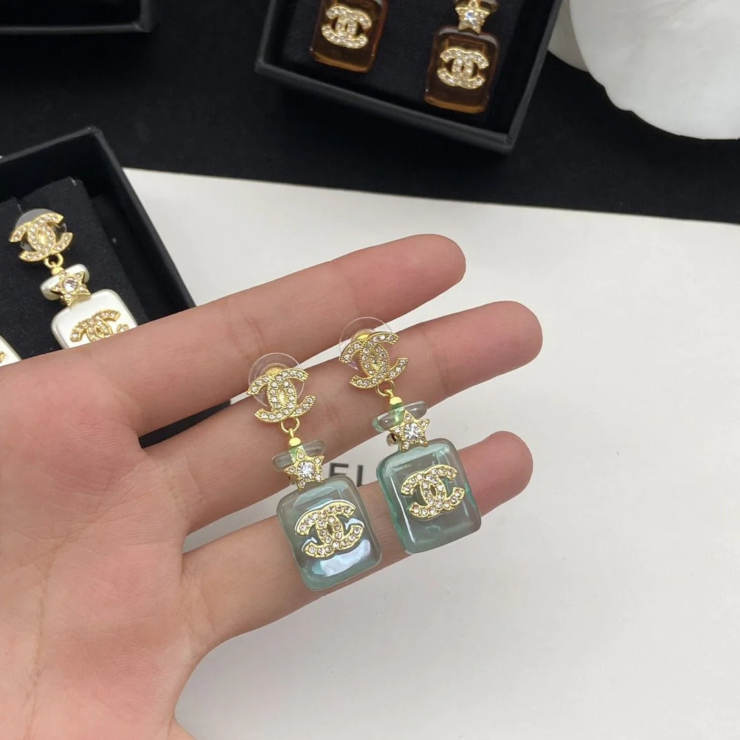 New Enamel Earrings With Heart-shaped Earrings 1024010312