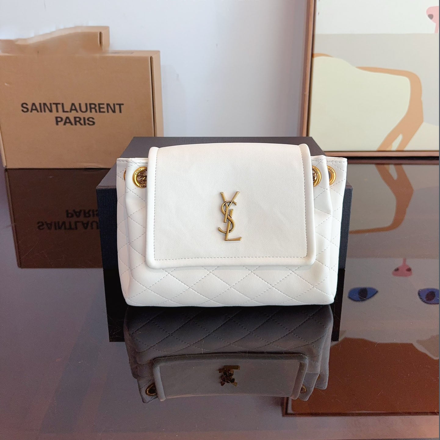 YSL nolita Sheepskin material shoulder bag XC24092424