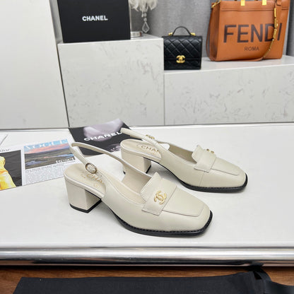 Chane1 top fashion classic flat toe thick heels 0724030818