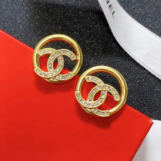 New Fashion Retro Embossed Earrings 1024022803