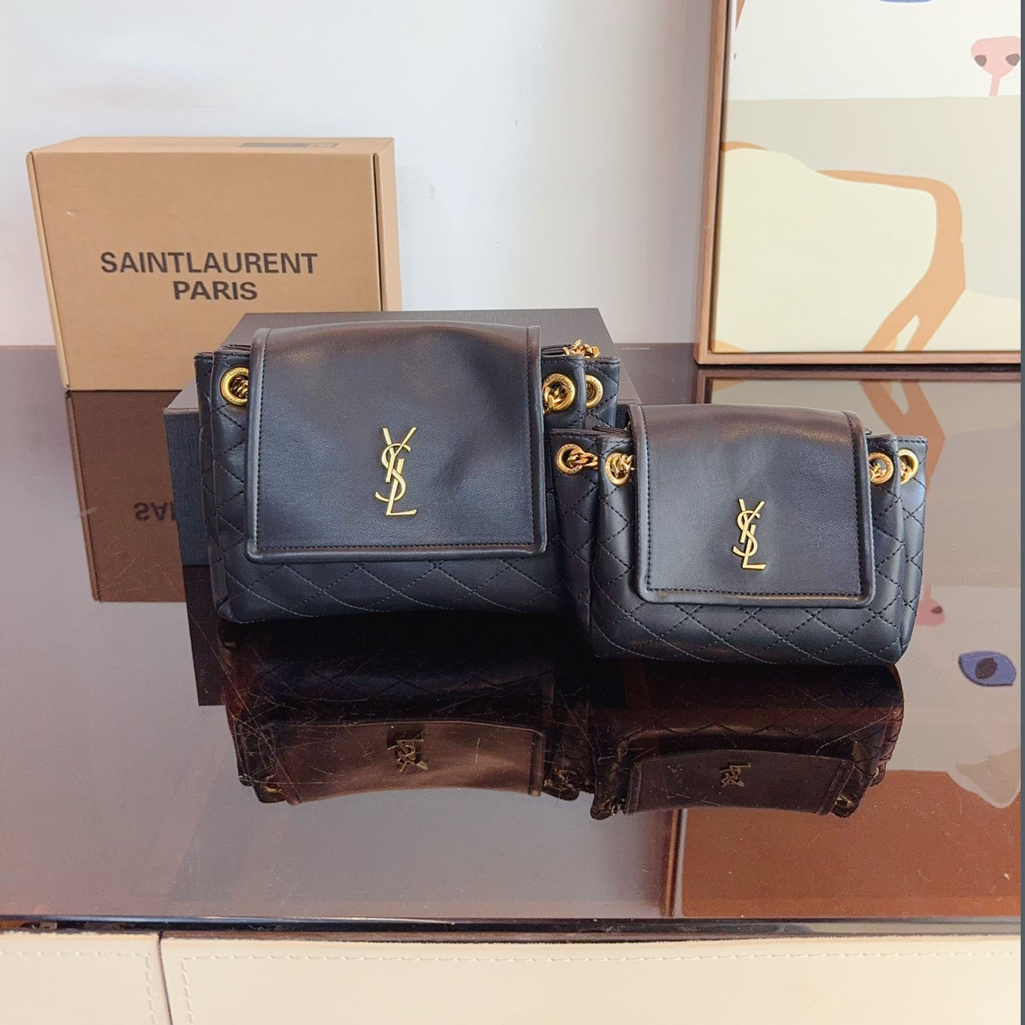 YSL nolita Sheepskin material shoulder bag XC24092424