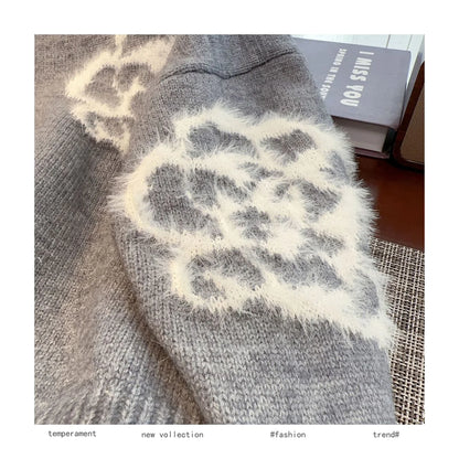 Small Fragrant Style Camellia Women's Autumn And Winter Sweater -PD052023122803