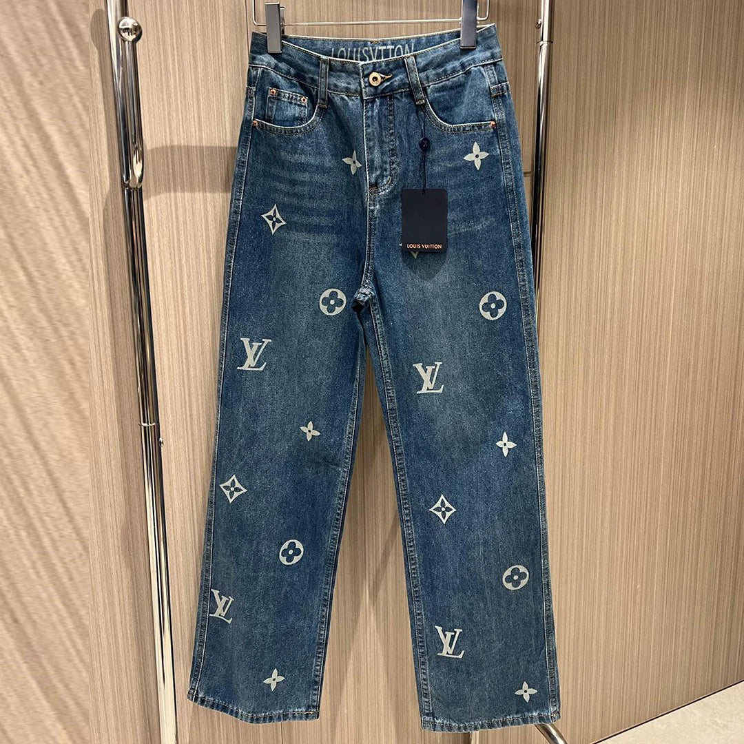 Classic Fashion Versatile Casual Loose Jeans 1024020205