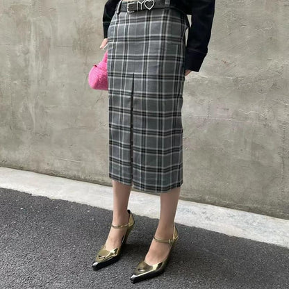 New Retro Shallow Mouth Pointed Mary Jane Single Shoes 1023122808