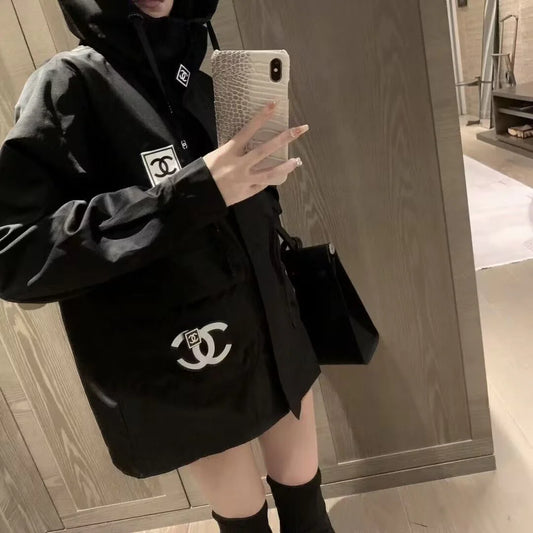 New Style Charge Clothes High Quality Lined Black Jacket 1024031206