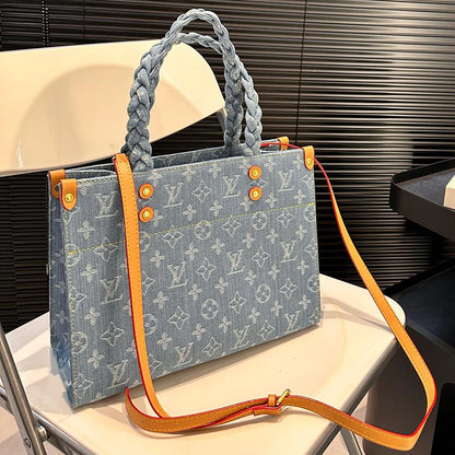 New fashion versatile denim handbag crossbody bag 1024052218